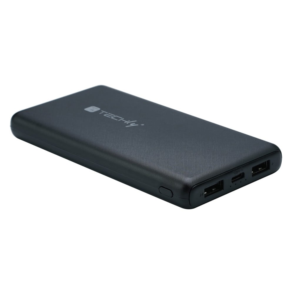 Power Bank Charger 10000 mAh 2x USB 1x USB-C™ with USB-C™ Cable - TECHLY - I-CHARGE-10000-1