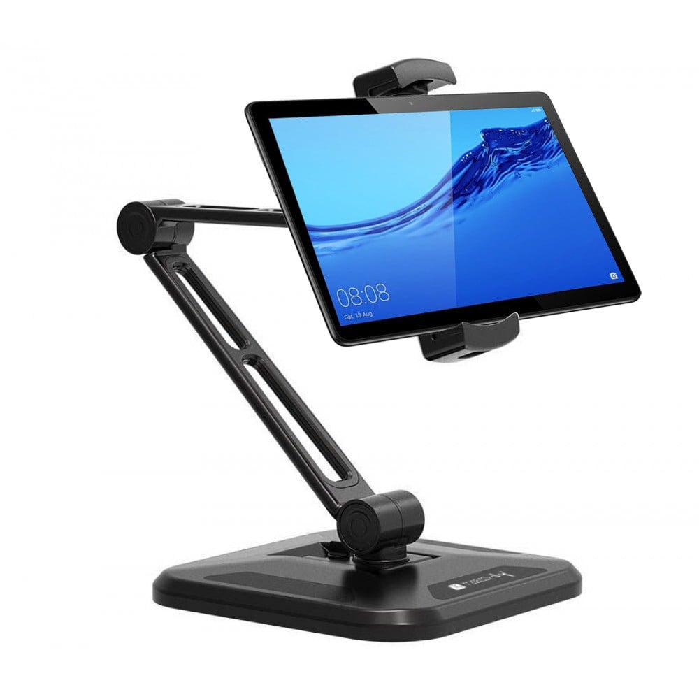 Desk and Wall Extensible Support for Tablet and iPad 4.7"-12.9" - TECHLY - ICA-TBL 2801-1