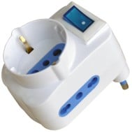 Adapter with 16A Plug - TECHLY - IPW-TRP-316W