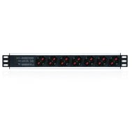 Rack 19" PDU 7 Outputs with Protection - TECHLY PROFESSIONAL - I-CASE STRIP-17P