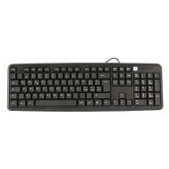 USB Standard Keyboard 105 Keys Color Black - TECHLY - IDATA 955-UBK